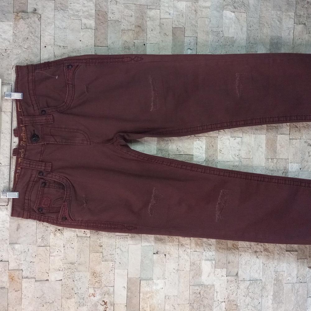 Rock Revival Straight Stretch Pant Rust Color Men's Sz 32